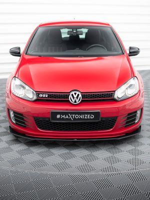 Volkswagen Golf GTI Mk6 - Lâmina frontal STREET PRO V.3 | VWGO6GTICNC-FD3BRB | Produto Maxton Design distribuído por Unicartuning.
