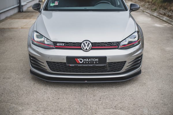 Volkswagen Golf 7 GTI - Lâmina frontal STREET PRO | VWGO7GTICNC-FD2B | Produto Maxton Design distribuído por Unicartuning. Volkswagen Golf 7 GTI - Lâmina frontal STREET PRO | VWGO7GTICNC-FD2B | Produto Maxton Design distribuído por Unicartuning.
