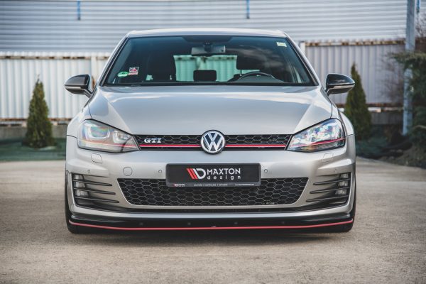 Volkswagen Golf 7 GTI - Lâmina frontal STREET PRO | VWGO7GTICNC-FD2B | Produto Maxton Design distribuído por Unicartuning. Volkswagen Golf 7 GTI - Lâmina frontal STREET PRO | VWGO7GTICNC-FD2B | Produto Maxton Design distribuído por Unicartuning.