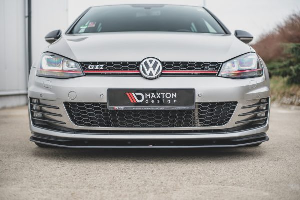 Volkswagen Golf 7 GTI - Lâmina frontal STREET PRO | VWGO7GTICNC-FD2B | Produto Maxton Design distribuído por Unicartuning. Volkswagen Golf 7 GTI - Lâmina frontal STREET PRO | VWGO7GTICNC-FD2B | Produto Maxton Design distribuído por Unicartuning.