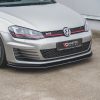 Volkswagen Golf 7 GTI - Lâmina frontal STREET PRO | VWGO7GTICNC-FD2B | Produto Maxton Design distribuído por Unicartuning. Volkswagen Golf 7 GTI - Lâmina frontal STREET PRO | VWGO7GTICNC-FD2B | Produto Maxton Design distribuído por Unicartuning.