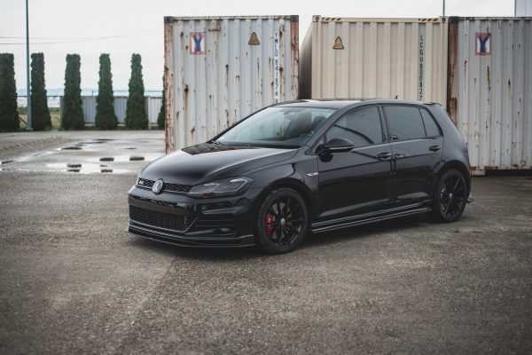 Volkswagen Golf 7 GTI Tcr - Lâmina frontal STREET PRO | VWGO7FGTITCRCNC-FD1B | Produto Maxton Design distribuído por Unicartuning. Volkswagen Golf 7 GTI Tcr - Lâmina frontal STREET PRO | VWGO7FGTITCRCNC-FD1B | Produto Maxton Design distribuído por Unicartuning.