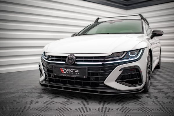 Volkswagen Arteon R - Lâmina frontal STREET PRO | VWAR1FRCNC-FD1B | Produto Maxton Design distribuído por Unicartuning.