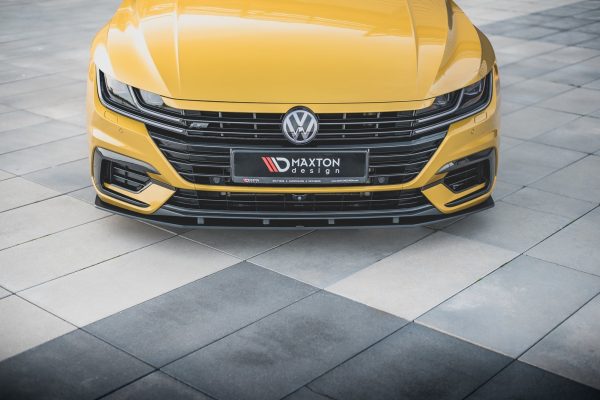 Volkswagen Arteon R-line - Lâmina frontal STREET PRO | VWAR1RLINECNC-FD1B | Produto Maxton Design distribuído por Unicartuning.