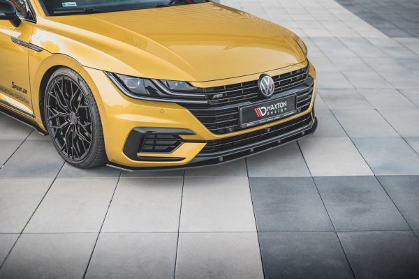 Volkswagen Arteon R-line - Lâmina frontal STREET PRO | VWAR1RLINECNC-FD1B | Produto Maxton Design distribuído por Unicartuning.