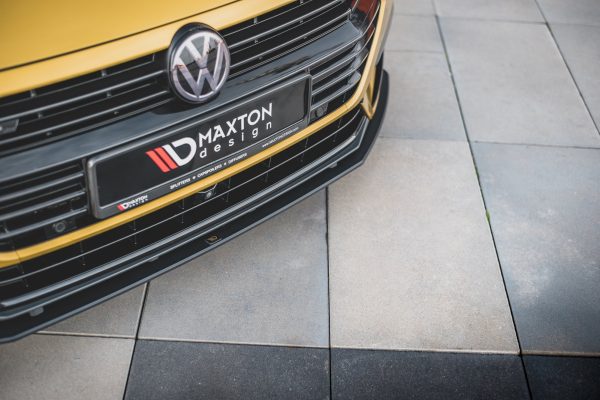 Volkswagen Arteon R-line - Lâmina frontal STREET PRO | VWAR1RLINECNC-FD1B | Produto Maxton Design distribuído por Unicartuning.