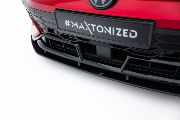 Volkswagen Golf GTI ClubSport Mk8 (facelift) - Lâmina frontal STREET PRO | VWGO8FGTICSCNC-FD1BRB | Produto Maxton Design distribuído por Unicartuning. Volkswagen Golf GTI ClubSport Mk8 (facelift) - Lâmina frontal STREET PRO | VWGO8FGTICSCNC-FD1BRB | Produto Maxton Design distribuído por Unicartuning.