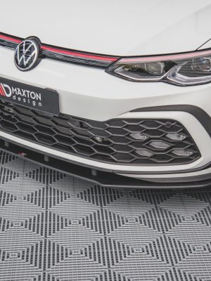Volkswagen Golf GTI / GTE / Gtd / R-line Mk8 - Lâmina frontal STREET PRO | VWGO8GTICNC-FD1B | Produto Maxton Design distribuído por Unicartuning. Volkswagen Golf GTI / GTE / Gtd / R-line Mk8 - Lâmina frontal STREET PRO | VWGO8GTICNC-FD1B | Produto Maxton Design distribuído por Unicartuning.