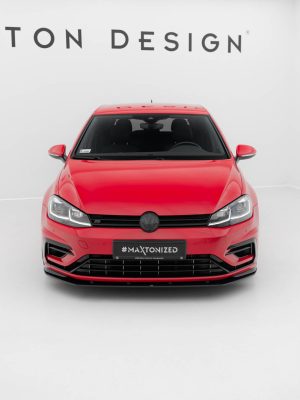 Volkswagen Golf R / R-line Mk7 (facelift) - Lâmina frontal STREET PRO | VWGO7FRCNC-FD2B | Produto Maxton Design distribuído por Unicartuning.