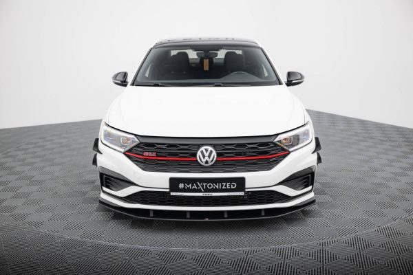 Volkswagen Jetta Gli Mk7 - Lâmina frontal STREET PRO | VWJE7GLICNC-FD1B | Produto Maxton Design distribuído por Unicartuning.