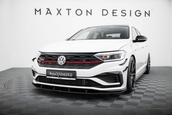 Volkswagen Jetta Gli Mk7 - Lâmina frontal STREET PRO | VWJE7GLICNC-FD1B | Produto Maxton Design distribuído por Unicartuning.