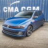 Volkswagen Polo GTI Mk6 - Lâmina frontal STREET PRO | VWPO6GTICNC-FD3B | Produto Maxton Design distribuído por Unicartuning.