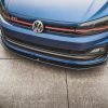 Volkswagen Polo GTI Mk6 - Lâmina frontal STREET PRO | VWPO6GTICNC-FD3B | Produto Maxton Design distribuído por Unicartuning.