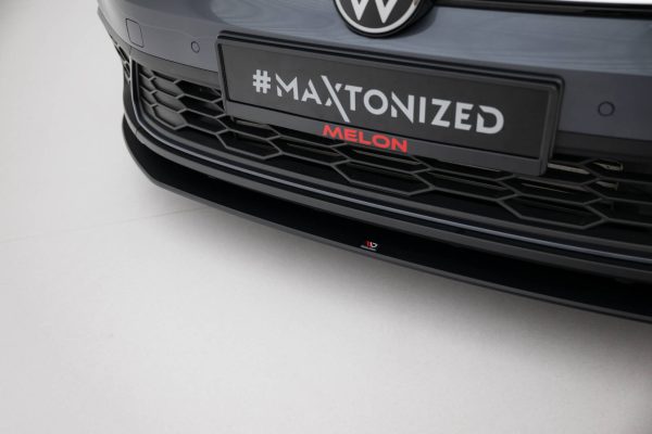 Volkswagen Polo GTI Mk6 (facelift) - Lâmina frontal STREET PRO | VWPO6FGTICNC-FD1BRB | Produto Maxton Design distribuído por Unicartuning.