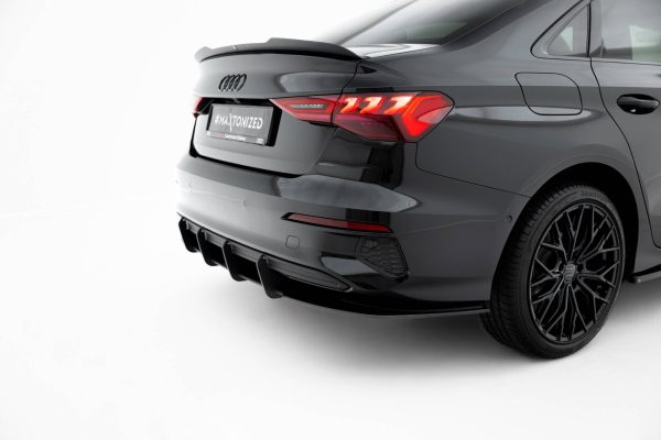 Audi A3 Sedan 8Y - Difusor traseiro STREET PRO | AUA38YSCNC-RS1BRB | Produto Maxton Design distribuído por Unicartuning.