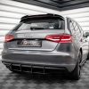 Audi A3 Sportback 8V - Difusor traseiro STREET PRO | AUA38VCNC-RS1B+BRBI | Produto Maxton Design distribuído por Unicartuning.