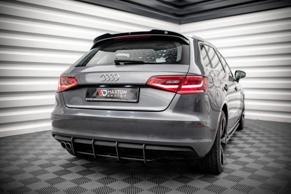 Audi A3 Sportback 8V - Difusor traseiro STREET PRO | AUA38VCNC-RS1B+BRBI | Produto Maxton Design distribuído por Unicartuning.