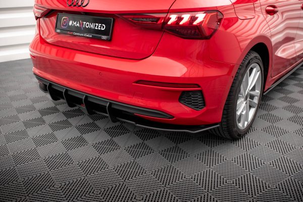 Audi A3 Sportback 8Y - Difusor traseiro STREET PRO | AUA38YCNC-RS1B+BRBI | Produto Maxton Design distribuído por Unicartuning. Audi A3 Sportback 8Y - Difusor traseiro STREET PRO | AUA38YCNC-RS1B+BRBI | Produto Maxton Design distribuído por Unicartuning.