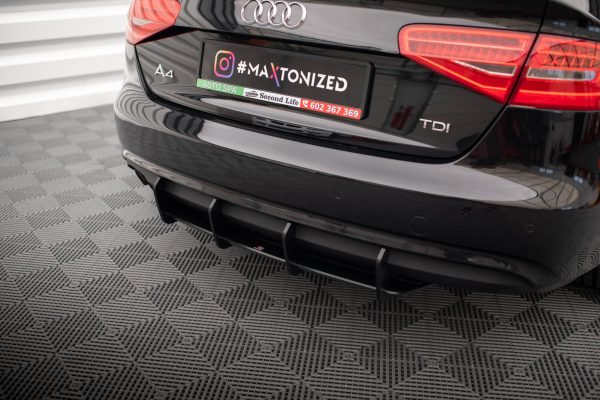 Audi A4 B8 (facelift) - Difusor traseiro STREET PRO | AUA4B8FCNC-RS1BRB | Produto Maxton Design distribuído por Unicartuning.