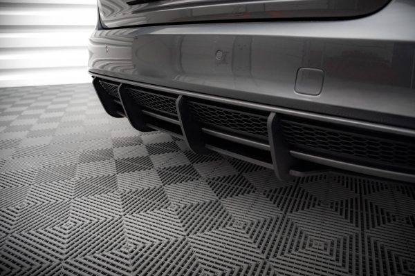 Audi A4 S-Line B8 (facelift) - Difusor traseiro STREET PRO | AUA4B8FSLINECNC-RS1BRB | Produto Maxton Design distribuído por Unicartuning.