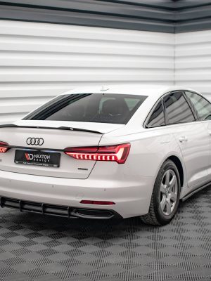 Audi A6 C8 - Difusor traseiro STREET PRO | AUA6C8CNC-RS1B | Produto Maxton Design distribuído por Unicartuning.