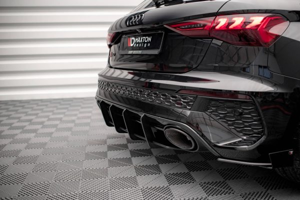 Audi RS3 Sportback 8Y - Difusor traseiro STREET PRO | AURS38YCNC-RS1BRB | Produto Maxton Design distribuído por Unicartuning. Audi RS3 Sportback 8Y - Difusor traseiro STREET PRO | AURS38YCNC-RS1BRB | Produto Maxton Design distribuído por Unicartuning.