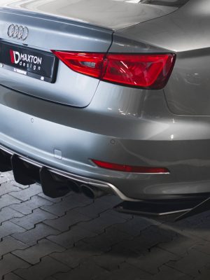 Audi S3 Sedan 8V - Difusor traseiro STREET PRO | AUS33SCNC-RS1BRB | Produto Maxton Design distribuído por Unicartuning. Audi S3 Sedan 8V - Difusor traseiro STREET PRO | AUS33SCNC-RS1BRB | Produto Maxton Design distribuído por Unicartuning.
