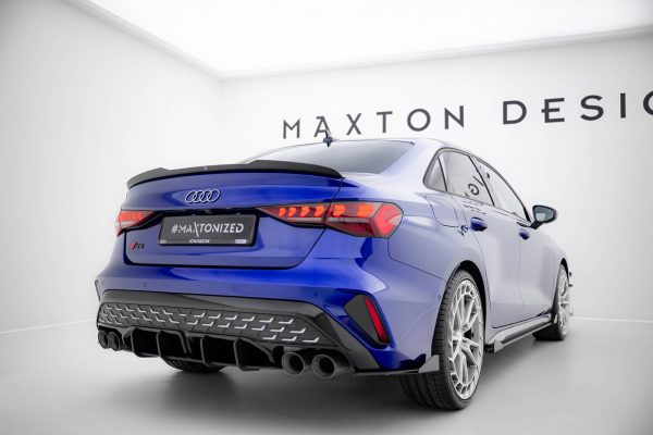 Audi S3 Sedan 8Y (facelift) - Difusor traseiro STREET PRO | AUS38YFSCNC-RS1B+BRBI | Produto Maxton Design distribuído por Unicartuning. Audi S3 Sedan 8Y (facelift) - Difusor traseiro STREET PRO | AUS38YFSCNC-RS1B+BRBI | Produto Maxton Design distribuído por Unicartuning.