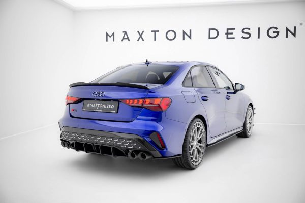 Audi S3 Sedan 8Y (facelift) - Difusor traseiro STREET PRO | AUS38YFSCNC-RS1B+BRBI | Produto Maxton Design distribuído por Unicartuning. Audi S3 Sedan 8Y (facelift) - Difusor traseiro STREET PRO | AUS38YFSCNC-RS1B+BRBI | Produto Maxton Design distribuído por Unicartuning.