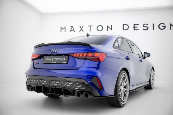 Audi S3 Sedan 8Y (facelift) - Difusor traseiro STREET PRO | AUS38YFSCNC-RS1B+BRBI | Produto Maxton Design distribuído por Unicartuning. Audi S3 Sedan 8Y (facelift) - Difusor traseiro STREET PRO | AUS38YFSCNC-RS1B+BRBI | Produto Maxton Design distribuído por Unicartuning.
