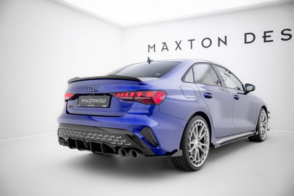 Audi S3 Sedan 8Y (facelift) - Difusor traseiro STREET PRO | AUS38YFSCNC-RS1B+BRBI | Produto Maxton Design distribuído por Unicartuning. Audi S3 Sedan 8Y (facelift) - Difusor traseiro STREET PRO | AUS38YFSCNC-RS1B+BRBI | Produto Maxton Design distribuído por Unicartuning.