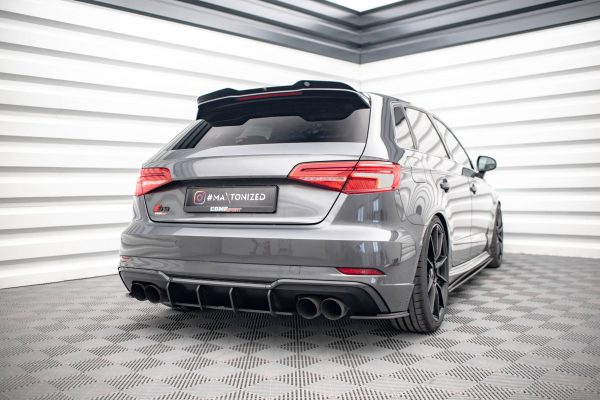 Audi S3 Sportback 8V (facelift) - Difusor traseiro STREET PRO | AUS33FSBCNC-RS1B | Produto Maxton Design distribuído por Unicartuning.