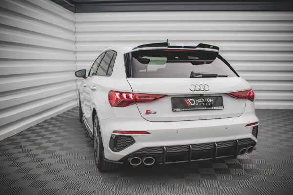 Audi S3 Sportback 8Y - Difusor traseiro STREET PRO | AUS38YCNC-RS1B+BRBI | Produto Maxton Design distribuído por Unicartuning. Audi S3 Sportback 8Y - Difusor traseiro STREET PRO | AUS38YCNC-RS1B+BRBI | Produto Maxton Design distribuído por Unicartuning.