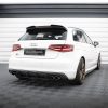 Audi S3 Sportback / Hatchback 8V - Difusor traseiro STREET PRO | AUS33CNC-RS1B+BRBI | Produto Maxton Design distribuído por Unicartuning.