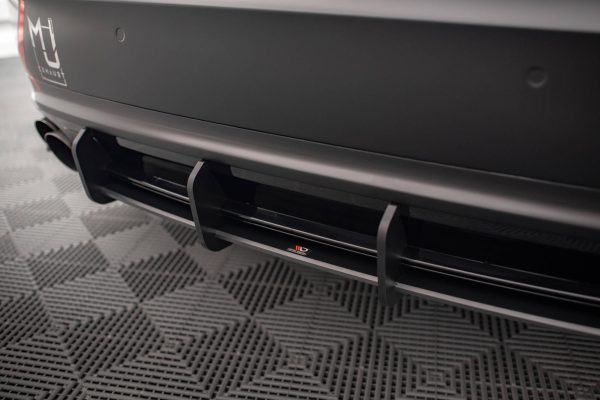 Audi S8 D4 - Difusor traseiro STREET PRO | AUA8D4SLINECNC-RS1B | Produto Maxton Design distribuído por Unicartuning.