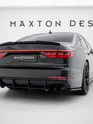 Audi S8 D5 - Difusor traseiro STREET PRO | AUS8D5CNC-RS1B+BRBI | Produto Maxton Design distribuído por Unicartuning.
