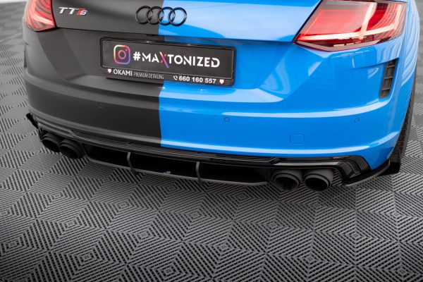 Audi TT S 8s (facelift) - Difusor traseiro STREET PRO | AUTT3SCNC-RS1B+BRBI | Produto Maxton Design distribuído por Unicartuning.