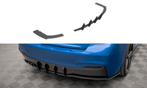 BMW 2 Pack M F22 - Difusor traseiro STREET PRO | BM222MPACKCNC-RS1BRB | Produto Maxton Design distribuído por Unicartuning.
