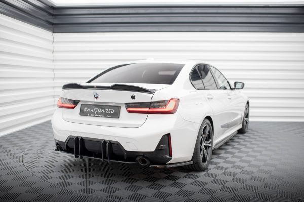 BMW 3 Pack M G20 / G21 (facelift) - Difusor traseiro STREET PRO | BM3G20FMPACKCNC-RS1B+BRBI | Produto Maxton Design distribuído por Unicartuning.
