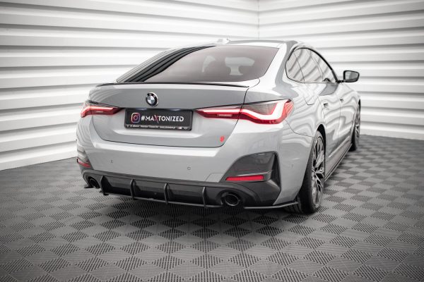 BMW 4 Gran Coupé M440i G26 - Difusor traseiro STREET PRO | BM4G26MPACKGCCNC-RS1BRB | Produto Maxton Design distribuído por Unicartuning.