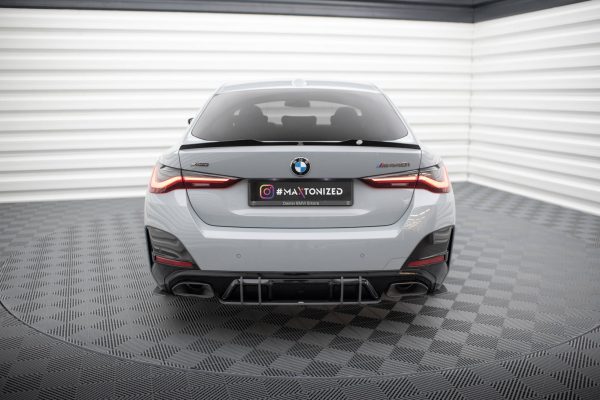 BMW 4 Gran Coupé M440i G26 - Difusor traseiro STREET PRO | BM4G26MPACKGCCNC-RS2B | Produto Maxton Design distribuído por Unicartuning.