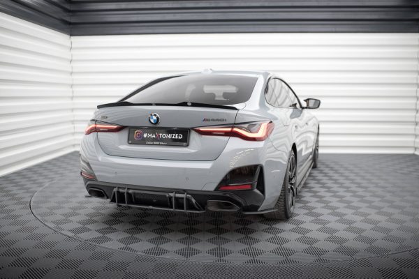BMW 4 Gran Coupé M440i G26 - Difusor traseiro STREET PRO | BM4G26MPACKGCCNC-RS2B | Produto Maxton Design distribuído por Unicartuning.