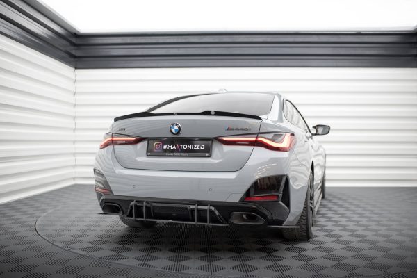 BMW 4 Gran Coupé M440i G26 - Difusor traseiro STREET PRO | BM4G26MPACKGCCNC-RS2B | Produto Maxton Design distribuído por Unicartuning.