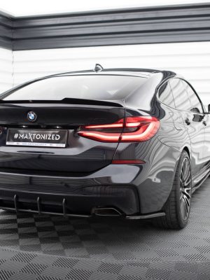 BMW 6 GT Pack M G32 - Difusor traseiro STREET PRO | BM632GTMPACKCNC-RS1B+BRBI | Produto Maxton Design distribuído por Unicartuning.