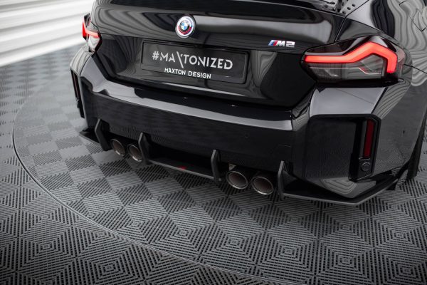 BMW M2 G87 - Difusor traseiro STREET PRO | BMM2G87CNC-RS1B+BRBI | Produto Maxton Design distribuído por Unicartuning.