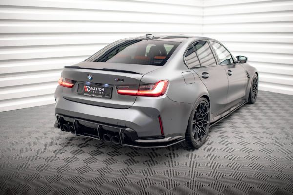 BMW M3 G80 - Difusor traseiro STREET PRO | BM3G80MCNC-RS1B | Produto Maxton Design distribuído por Unicartuning.