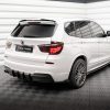BMW X3 Pack M F25 - Difusor traseiro STREET PRO | BMX325MPACKCNC-RS1B | Produto Maxton Design distribuído por Unicartuning.