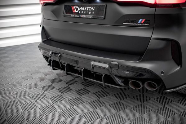 BMW X5 M F95 - Difusor traseiro STREET PRO | BMX5M05CNC-RS1BRB | Produto Maxton Design distribuído por Unicartuning.