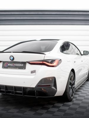 BMW I4 Pack M G26 - Difusor traseiro STREET PRO | BMI4G26MPACKCNC-RS1B+BRBI | Produto Maxton Design distribuído por Unicartuning.