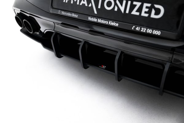 Mercedes-AMG CLE 53 C236 - Difusor traseiro STREET PRO + Splitters | MECLE23653AMGCNC-RS1B+BRBI+RSF1G | Produto Maxton Design distribuído por Unicartuning.